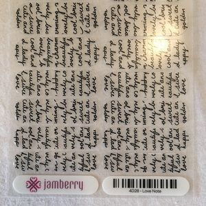 Jamberry Makeup - NWT ‘Love Note’ Jamberry Nail Wraps 💅 Full Set Jamberry Makeup - NWT ‘Love Note’ Jamberry Nail Wraps 💅 Full Set